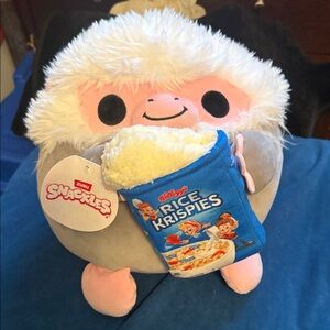 Snackles Plush Toy with Rice Krispies Design huge!